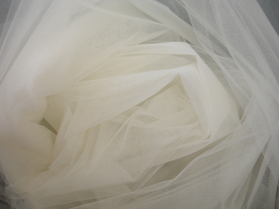 Bridal Tulle - Ivory - High Fashion Fabrics